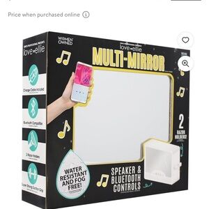 Bluetooth Multi-Mirror with Speaker